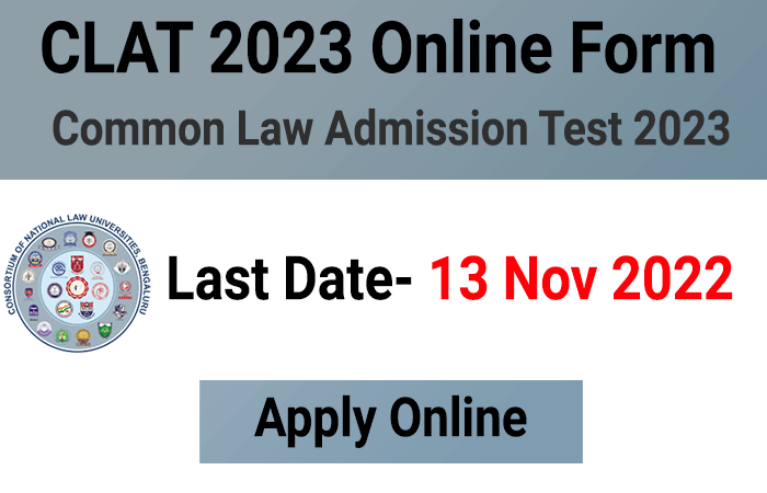 CLAT Admission Online Form