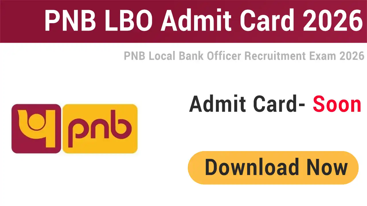 PNB LBO Admit Card 2026