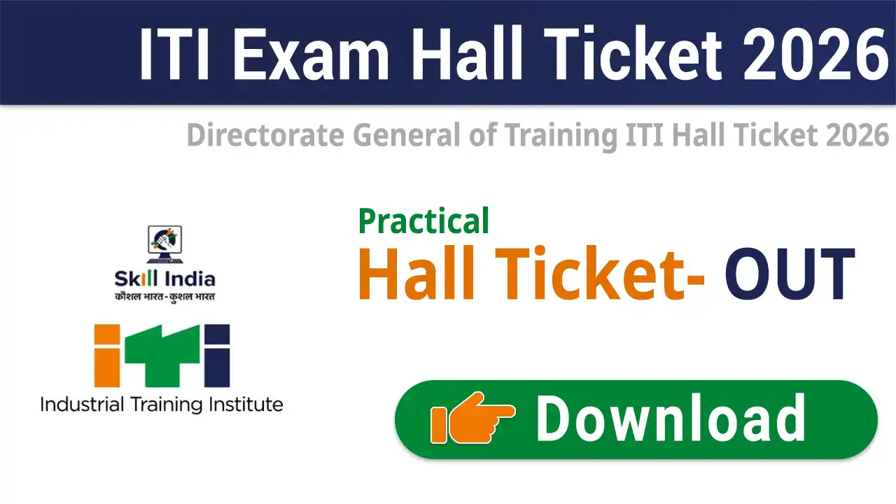 Skill India Digital SIDH ITI Hall Ticket 2026