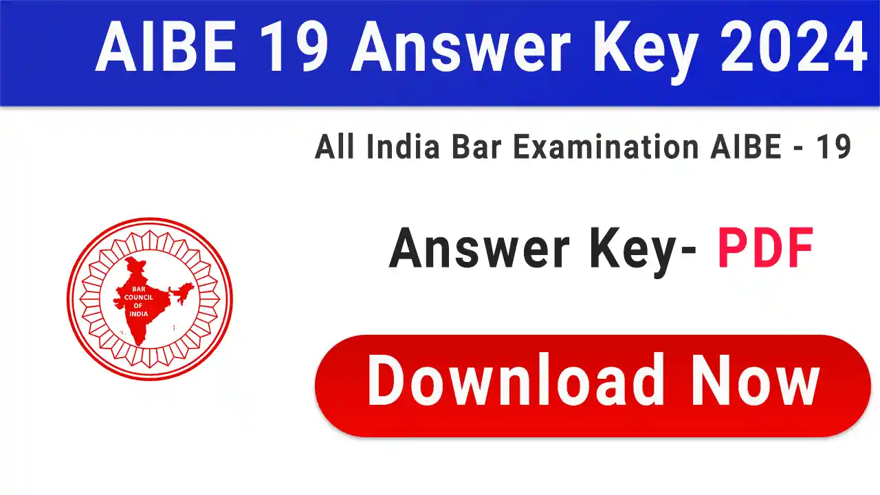AIBE 19 Answer Key 2024