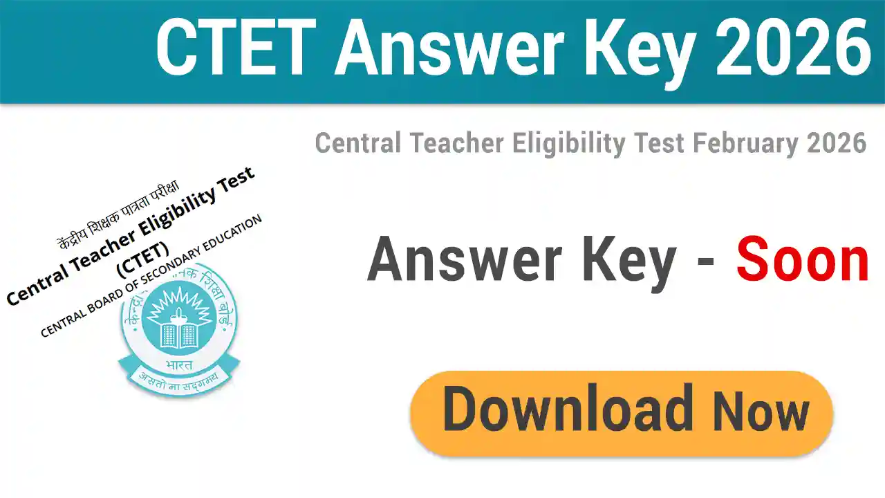 CTET Answer Key 2026 Download