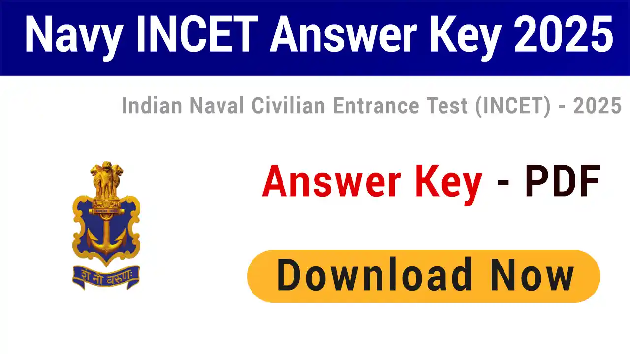Indian Navy INCET Answer Key 2025
