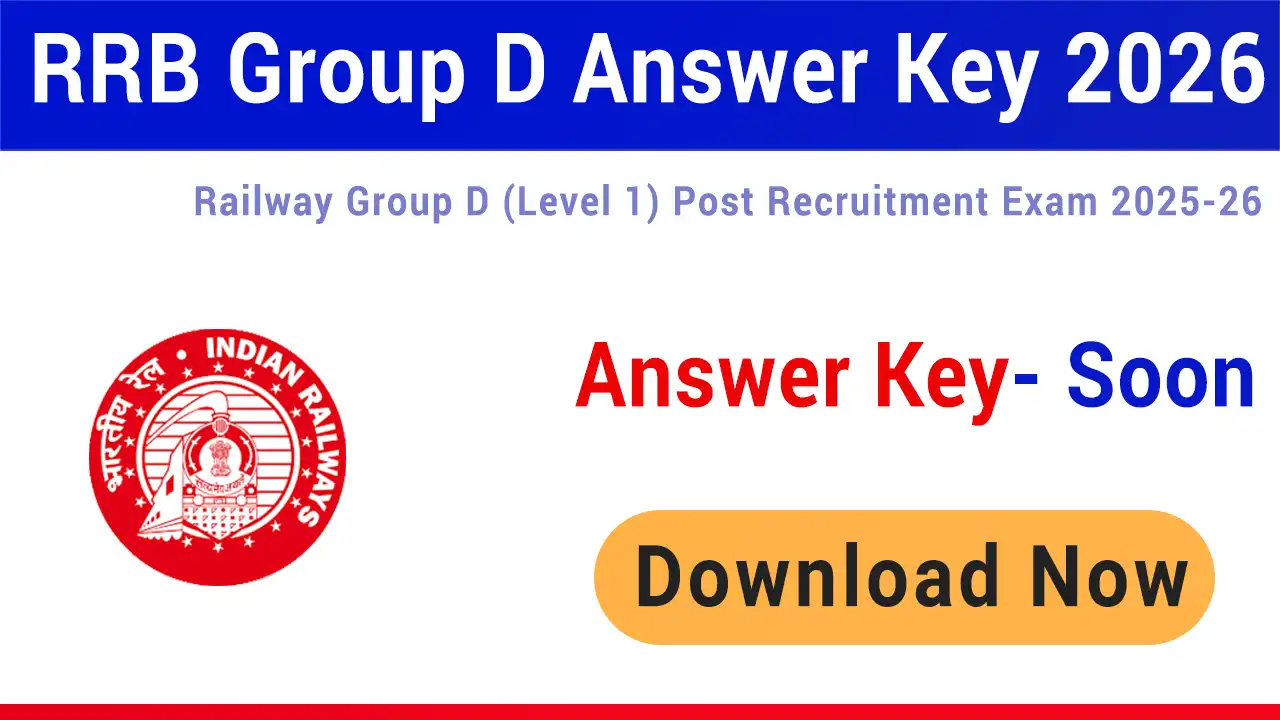RRB Group D Answer Key 2026 Download