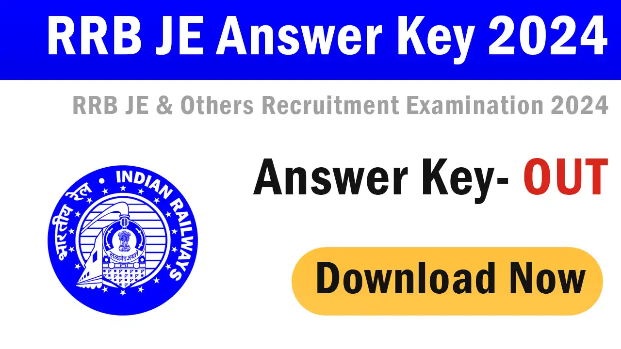 RRB JE Answer Key 2024