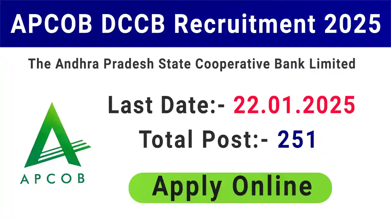 APCOB DCCB Recruitment 2025