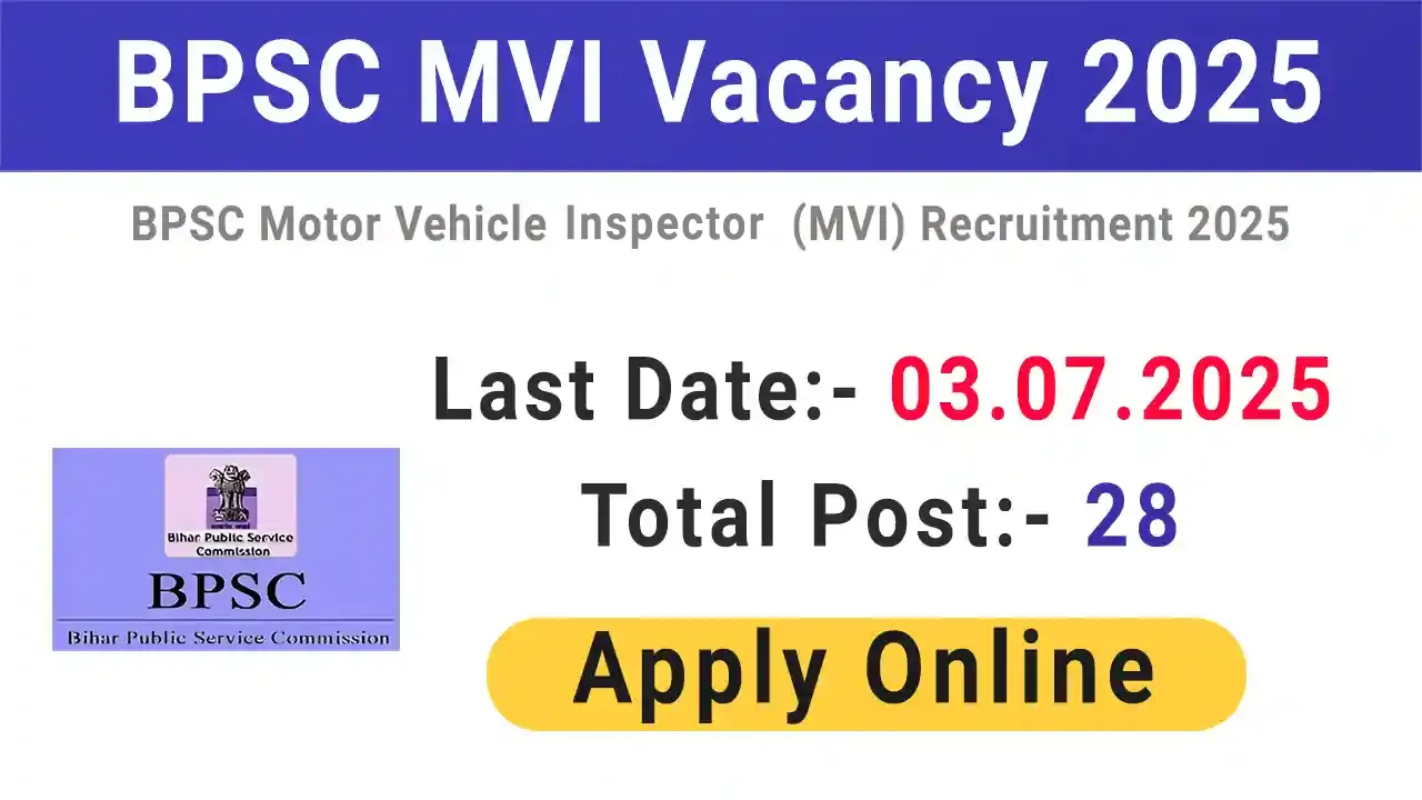 BPSC MVI Vacancy 2025