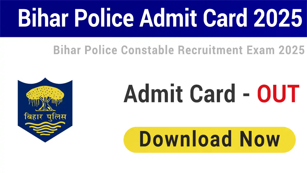 CSBC Bihar Police Constable Admit Card 2025