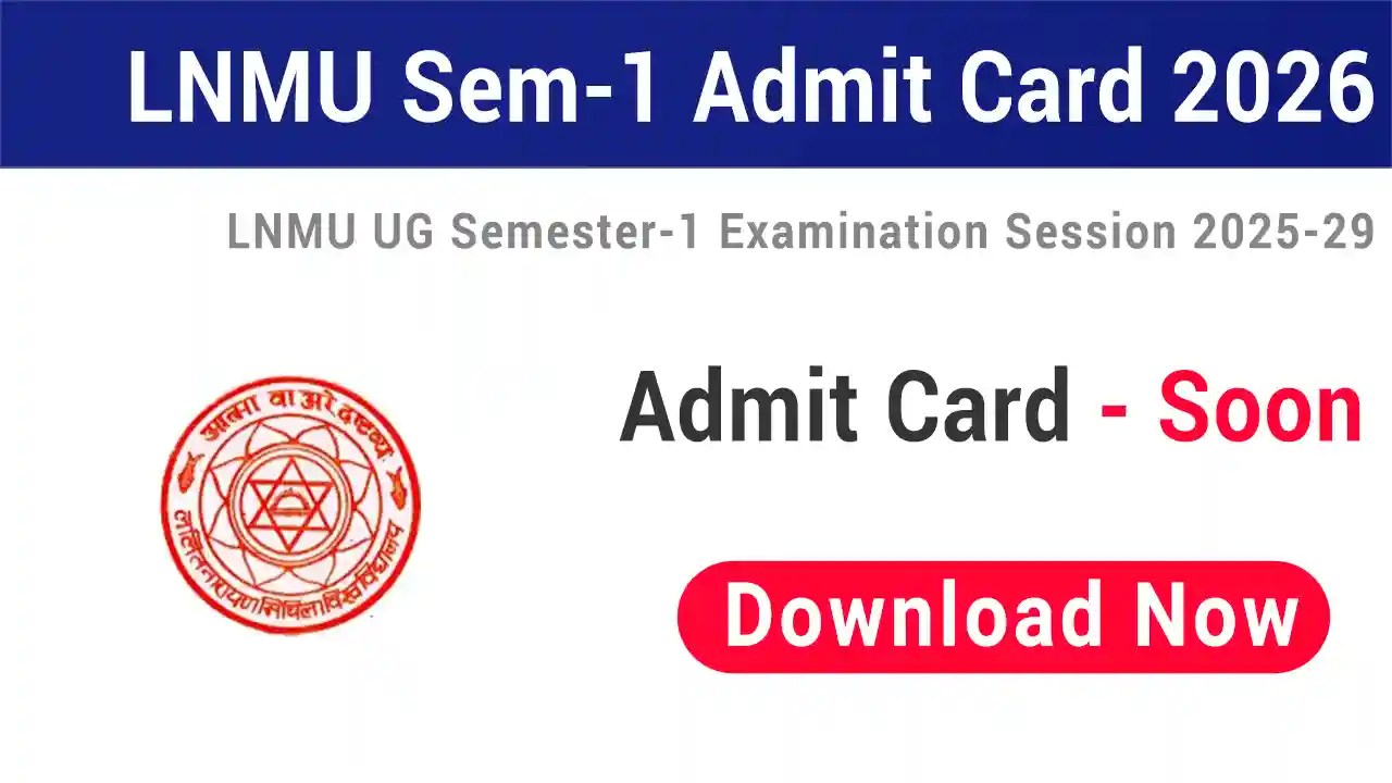 LNMU Admit Card 2025 29