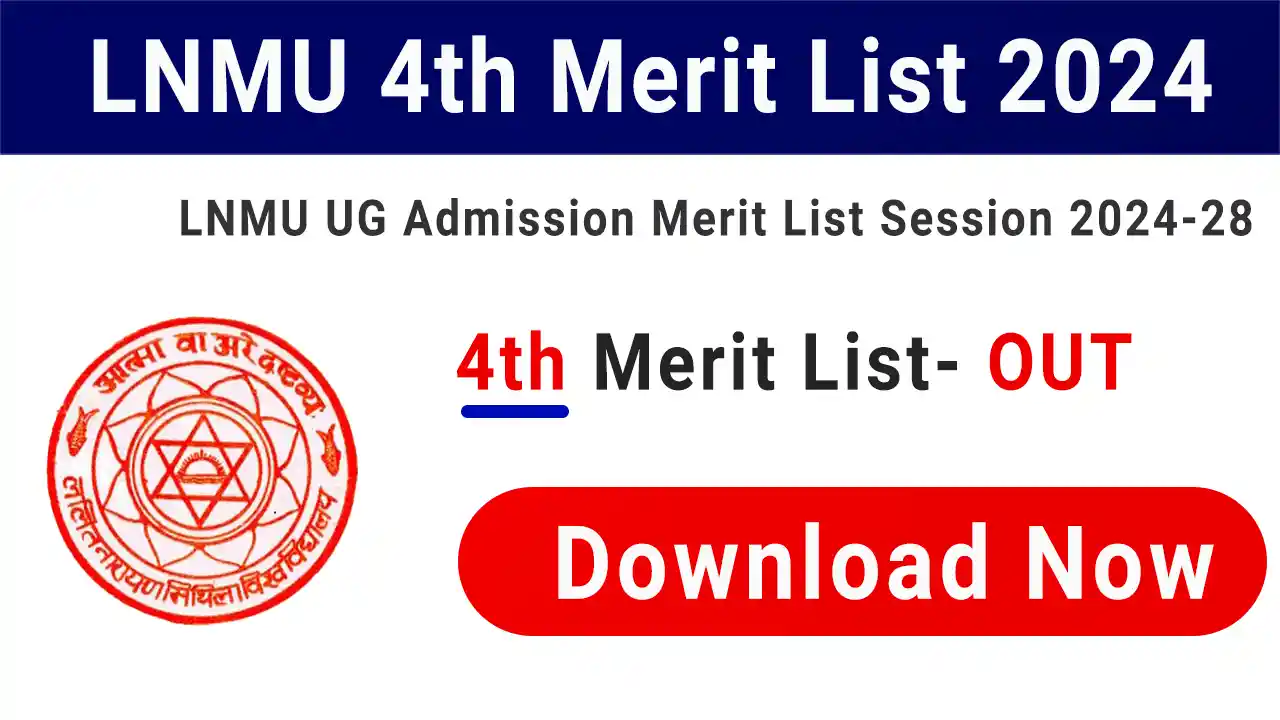 LNMU 4th Merit List 2024 UG Admission Selection Letter