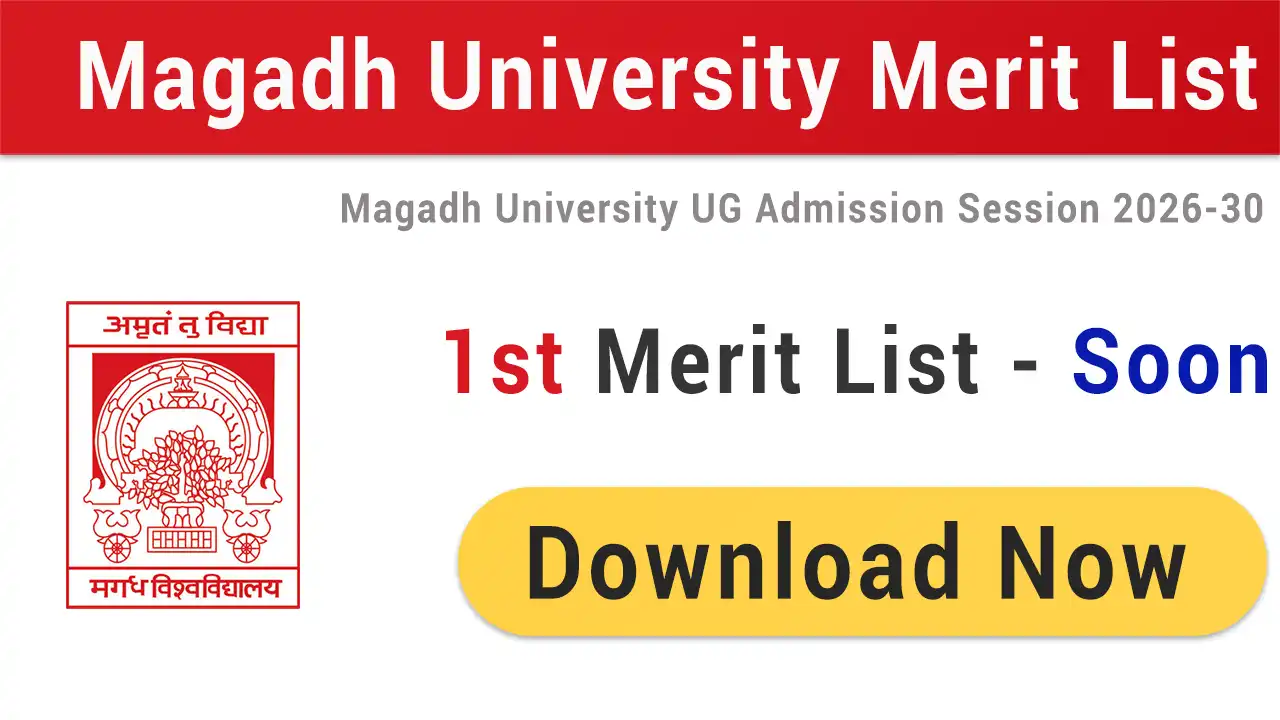Magadh University Merit List 2026