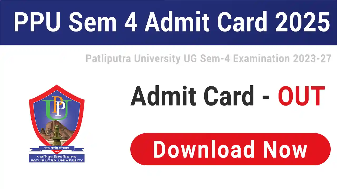 PPU Semester 4 Admit Card 2025