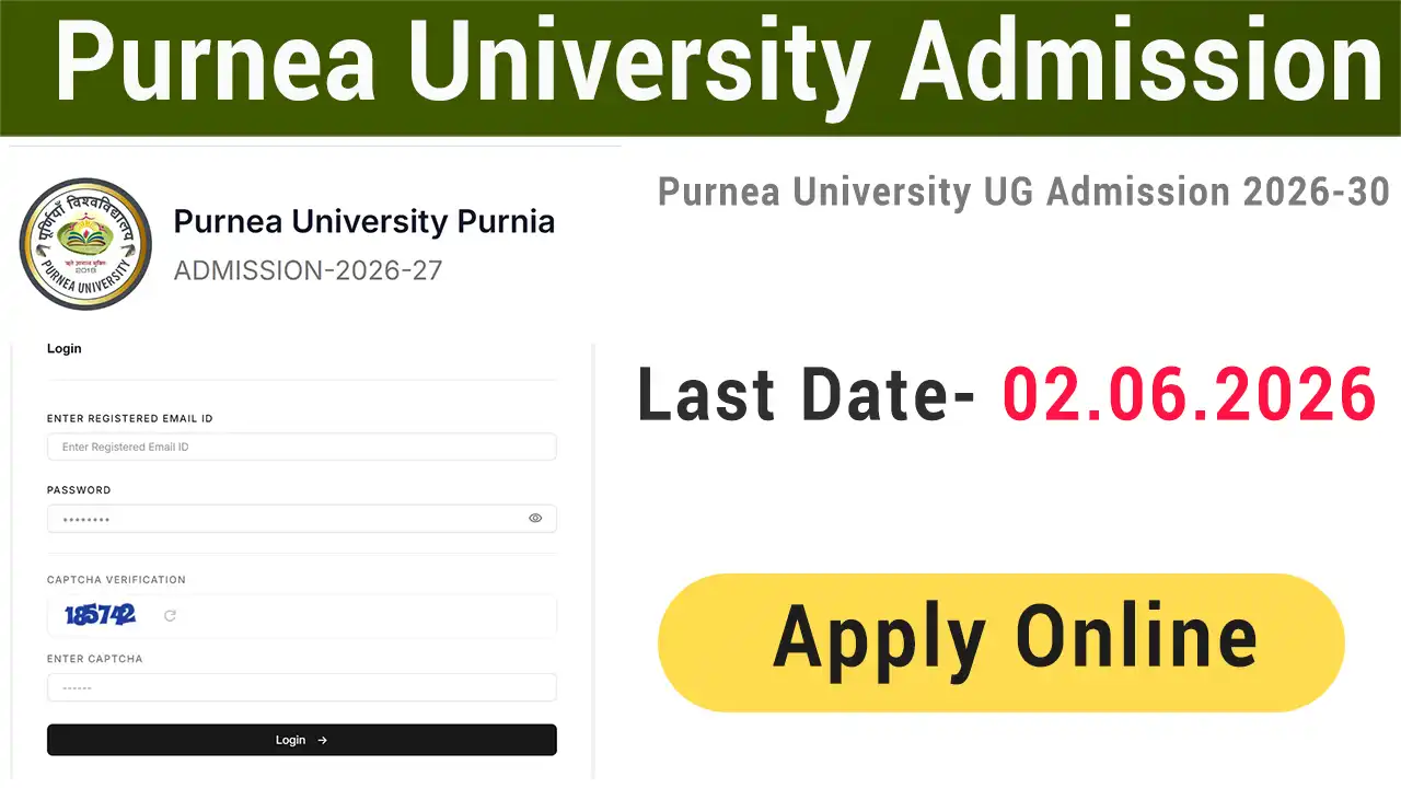 Purnea University UG Admission 2026