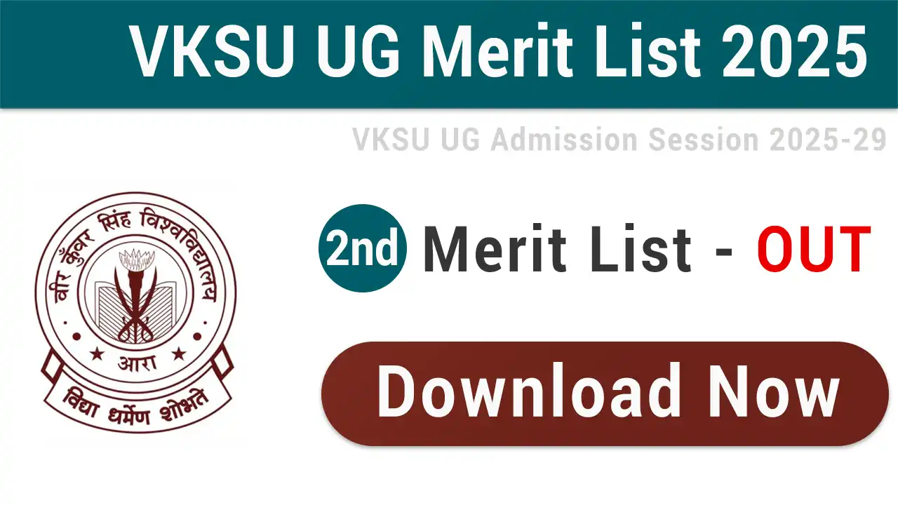 VKSU 2nd Merit List 2025