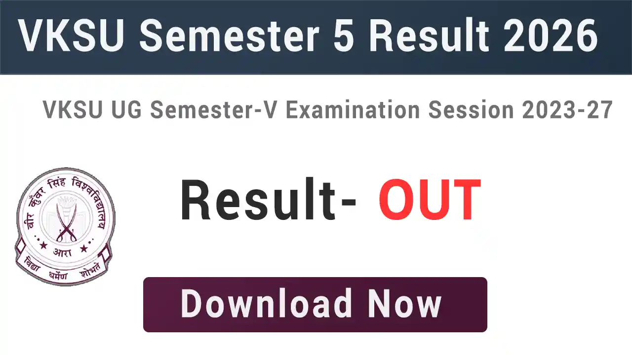 VKSU Semester 5 Result 2026