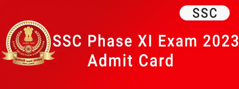 SSC Selection Post Admit Card 2023