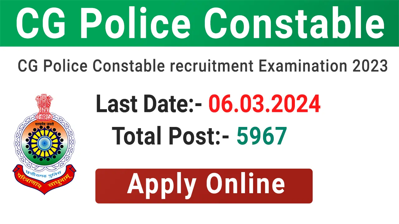 CG Police Constable 2023