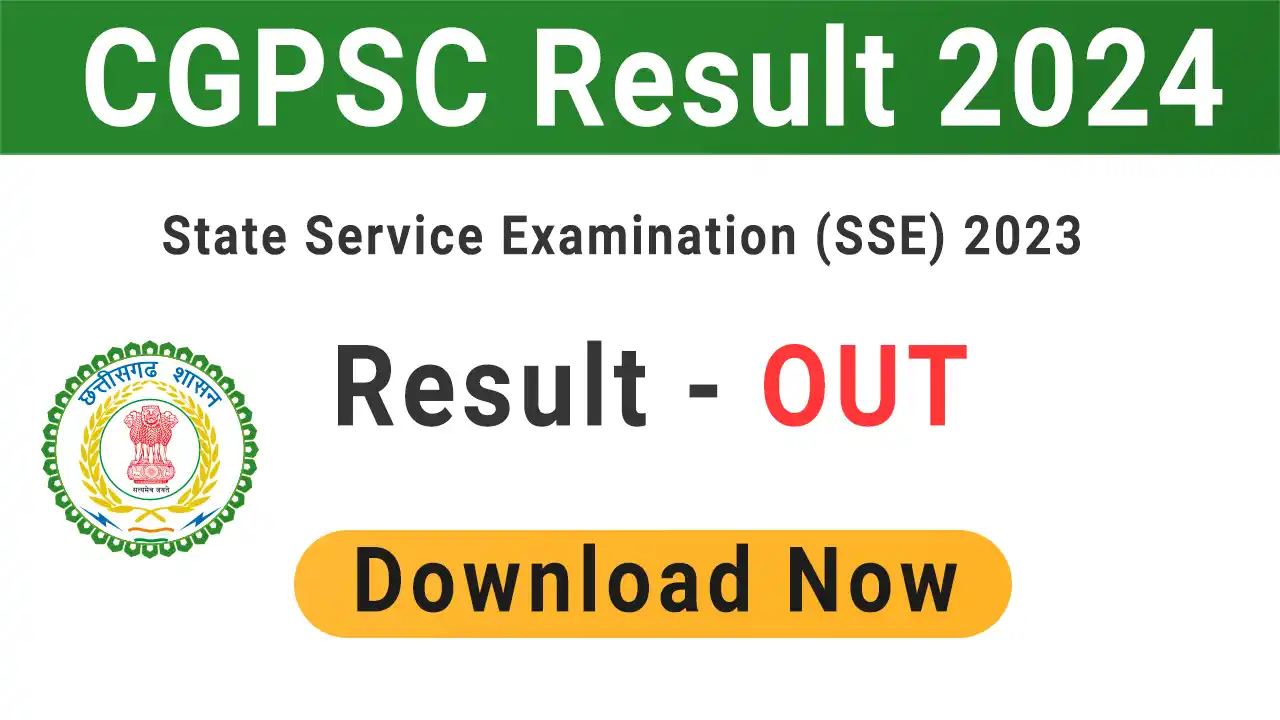 CGPSC Result 2024