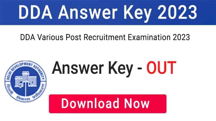 DDA JSA Answer Key 2023