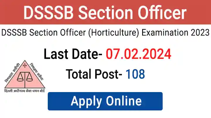 DSSSB Section Officer