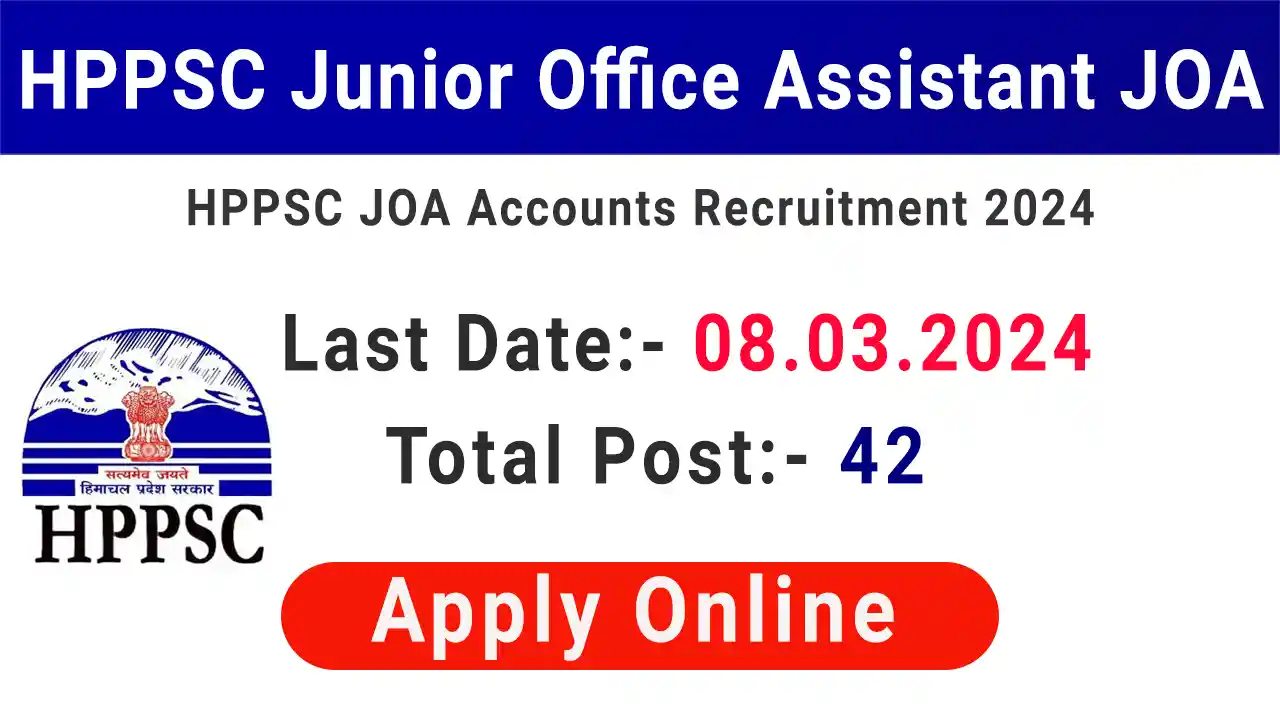HPPSC Junior Office Assistant 2024