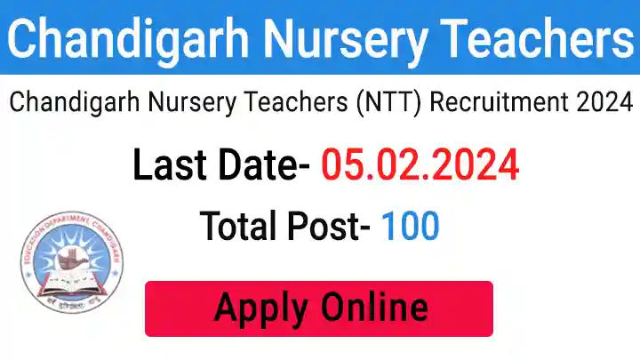 Chandigarh NTT Vacancy