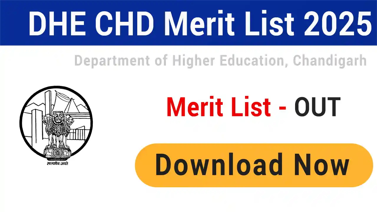 DHE CHD Merit List 2025