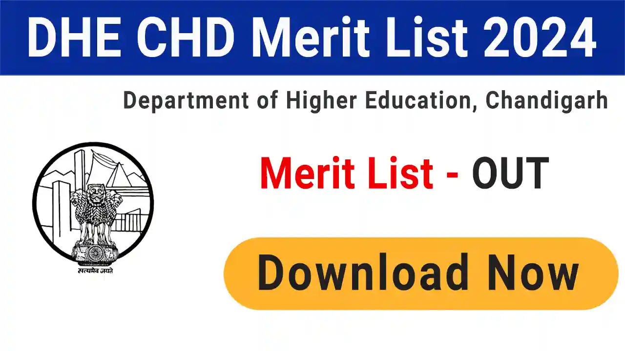 DHE CHD Merit List 2024