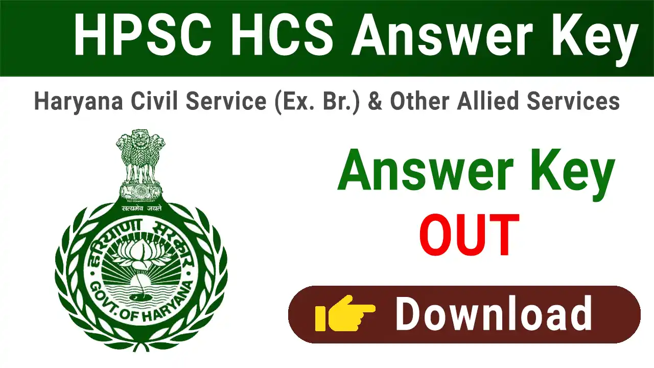 HPSC HCS Answer Key 2024