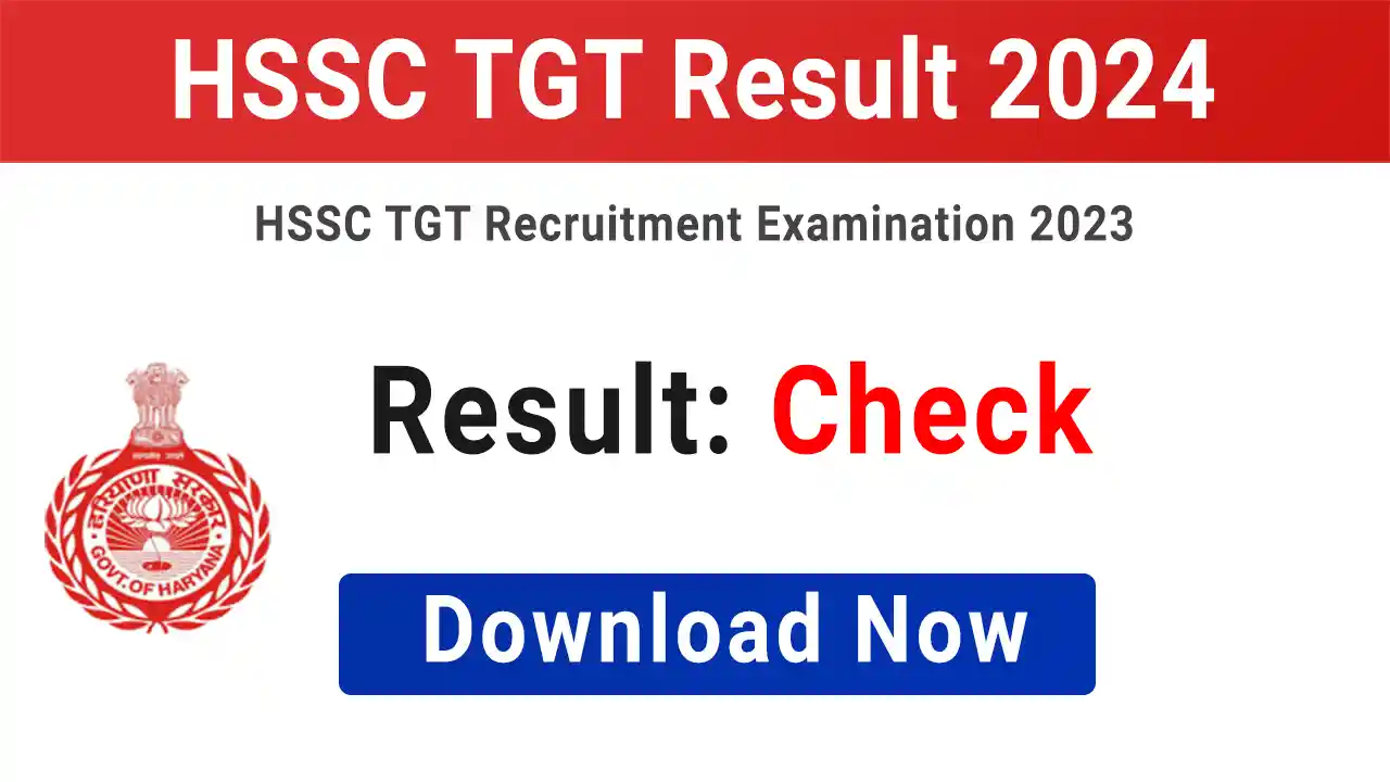 HSSC TGT Result 2024