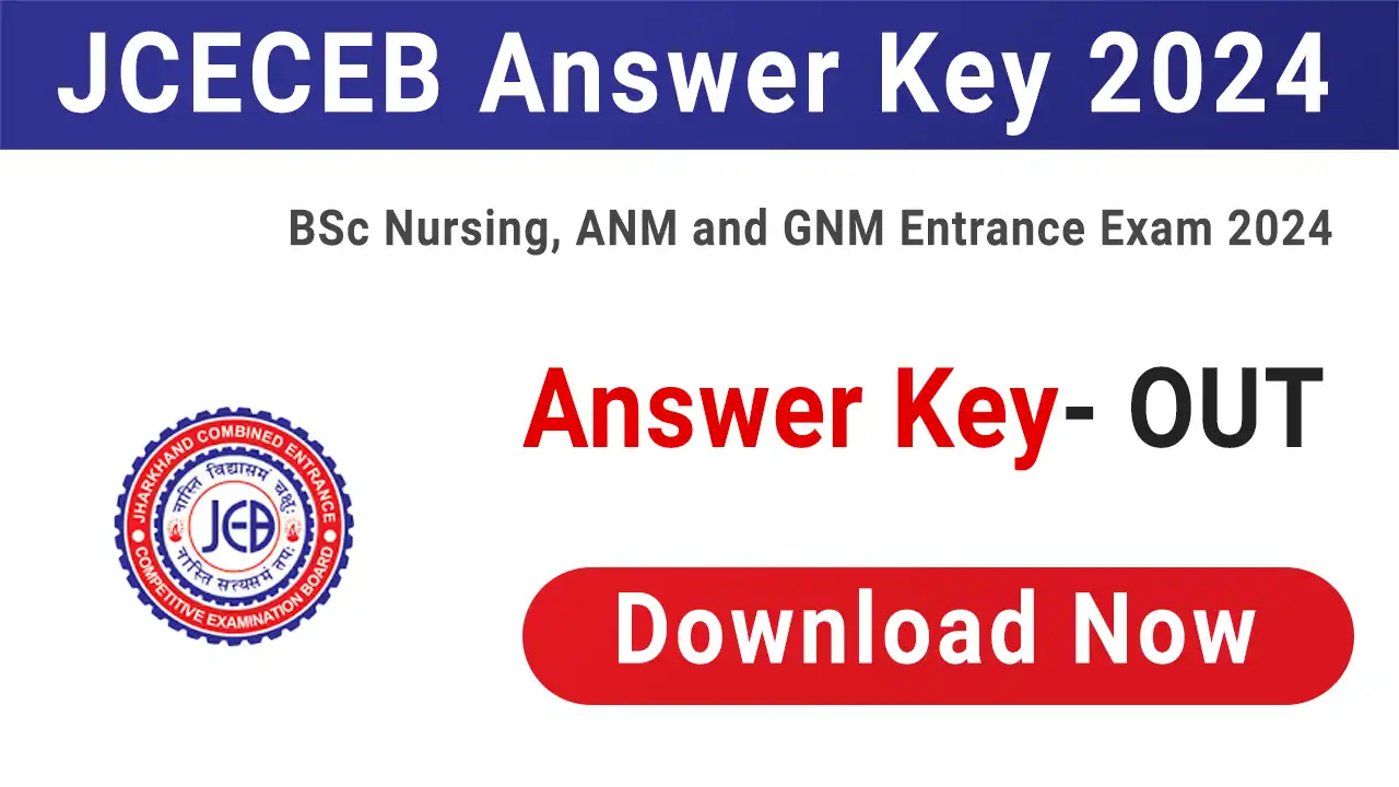 JCECEB Answer Key 2024