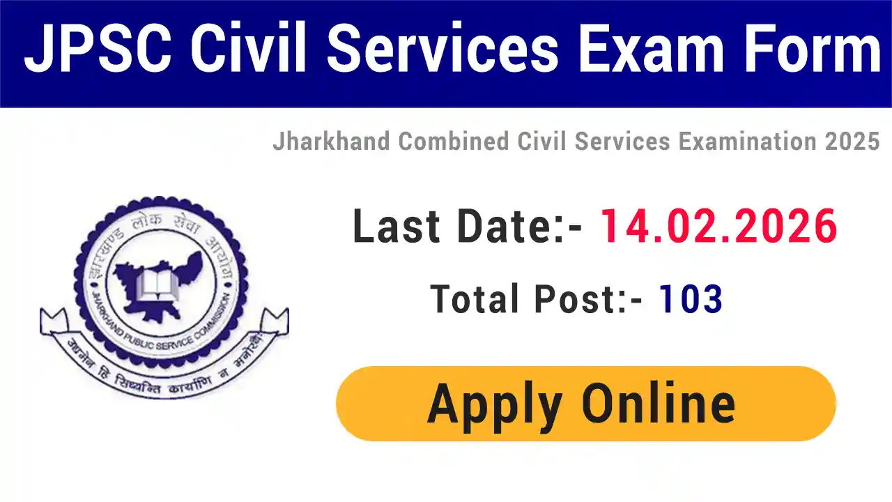 JPSC Civil Services Exam CSE 2026