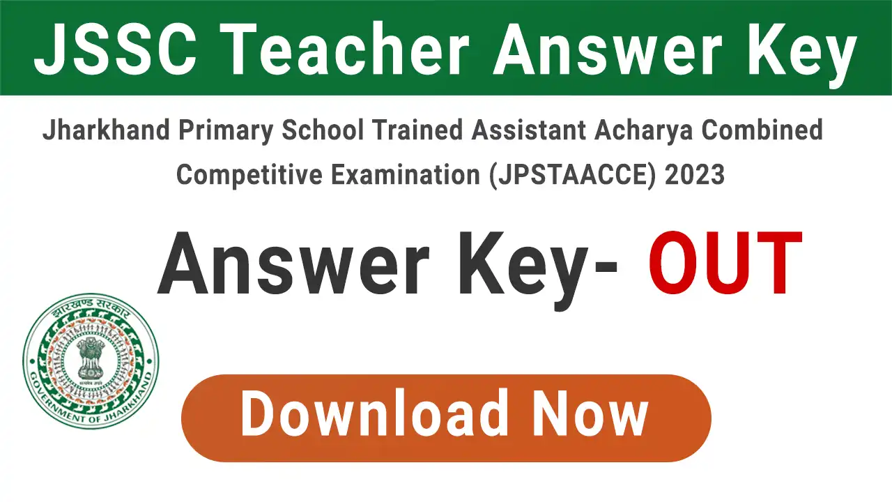 JSSC Final Answer Key 2025