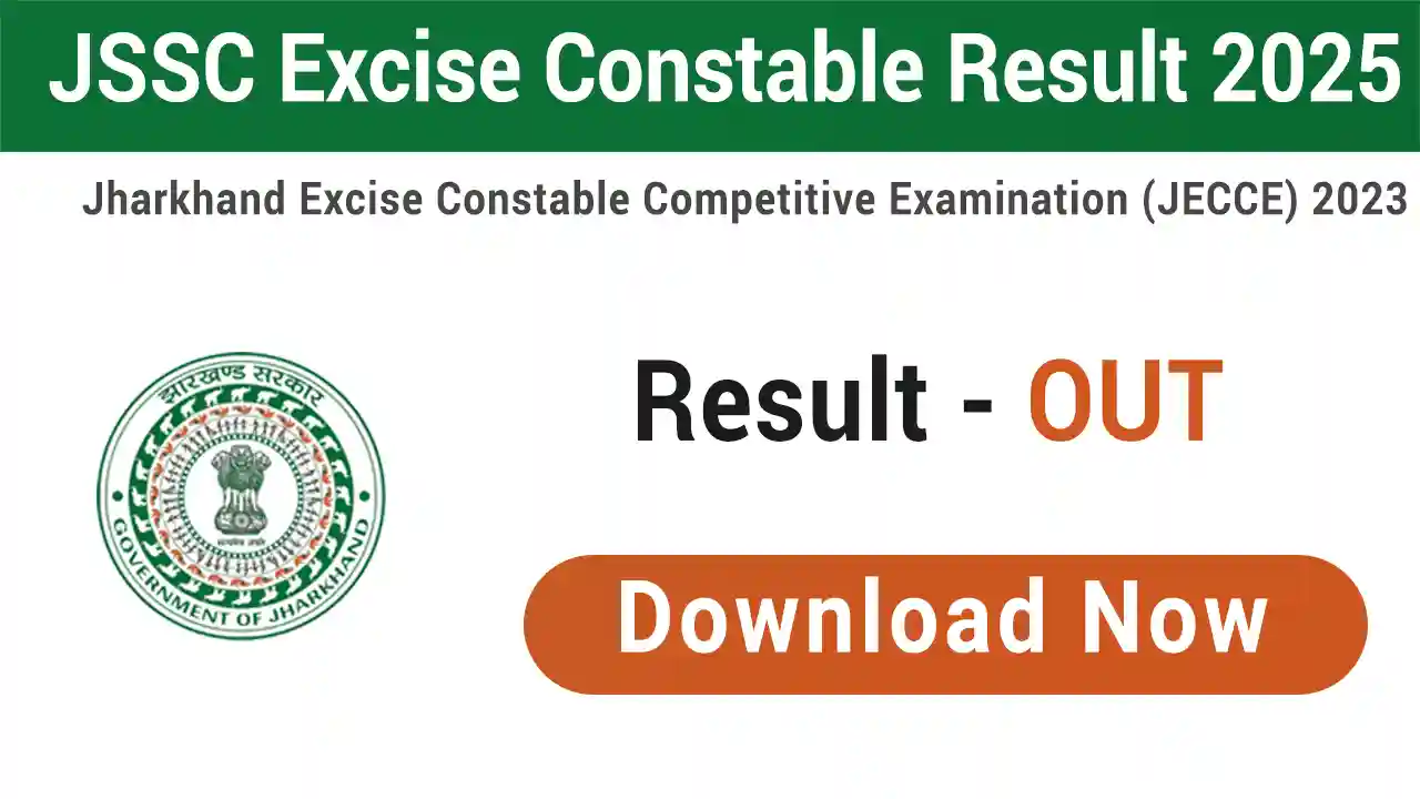 JSSC Excise Constable Result 2025