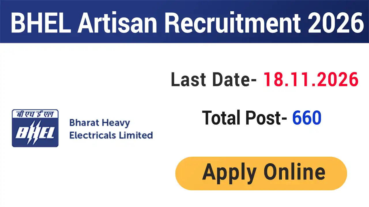 BHEL Artisan Recruitment 2026