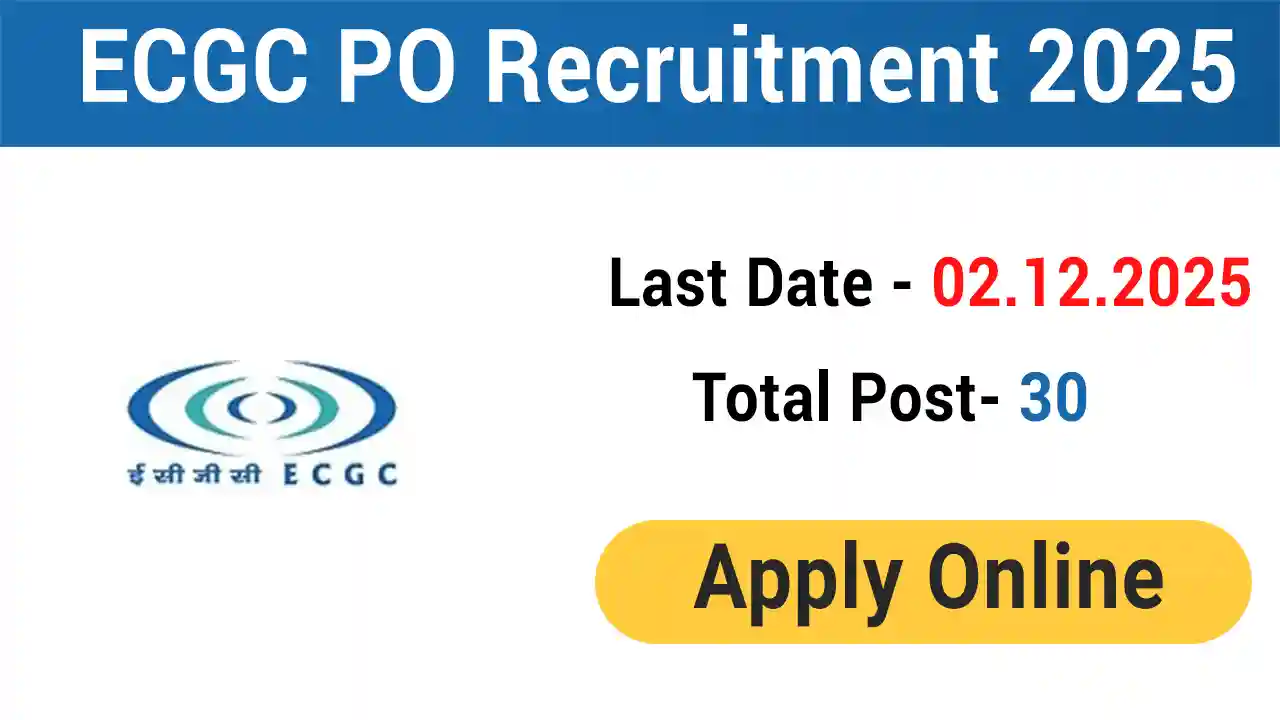 ECGC PO Recruitment 2025