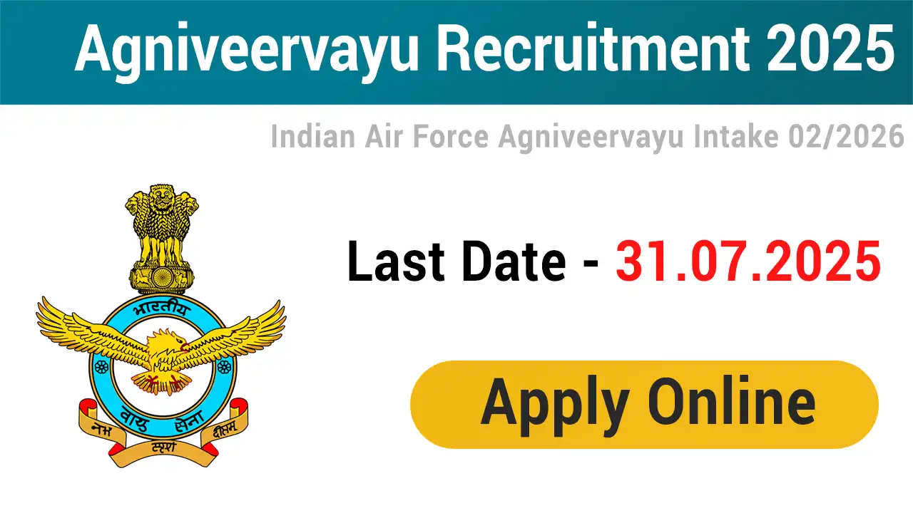 Indian Air Force Agniveervayu Recruitment 2025