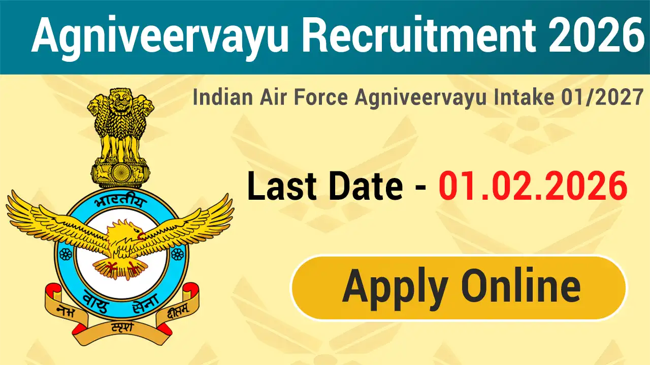 Indian Air Force Agniveervayu Vacancy 2026