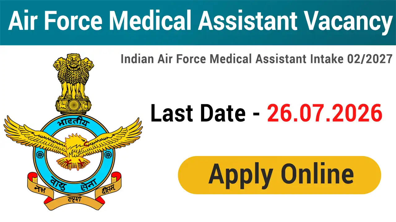 Indian Air Force Medical Assistant Intake 02 2027