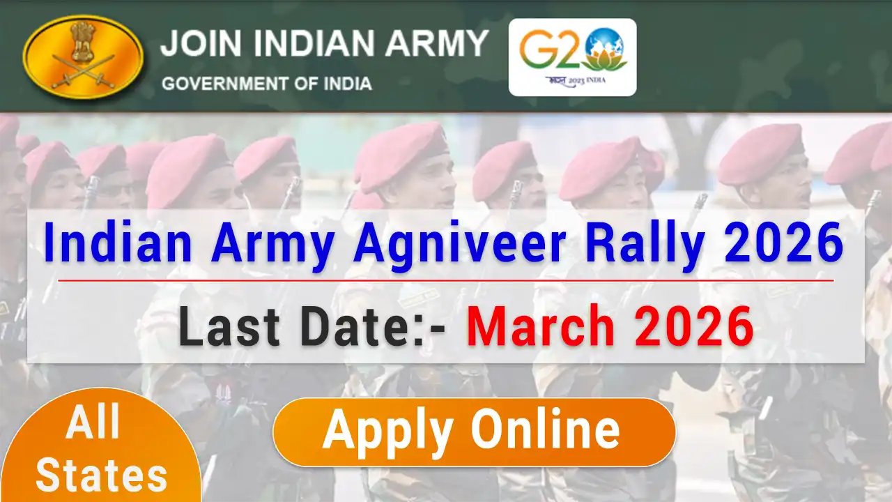 Indian Army Agniveer Recruitment Rally 2026