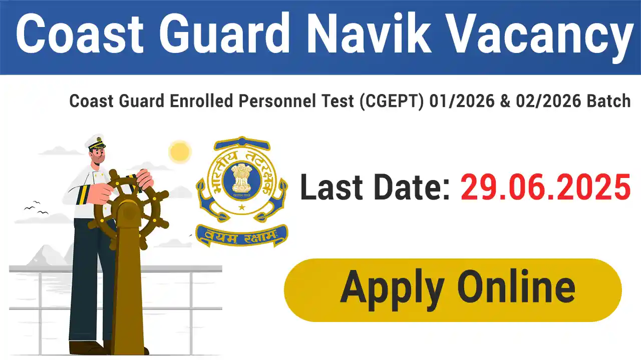 Indian Coast Guard Navik Recruitment 2026