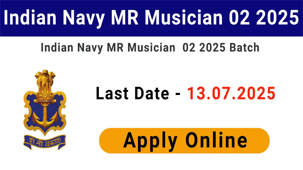 Indian Navy MR Musician 02 2025