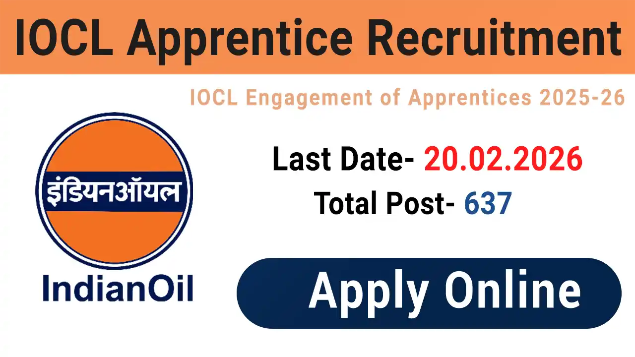 IOCL Apprentice Refineries Division Recruitment 2026