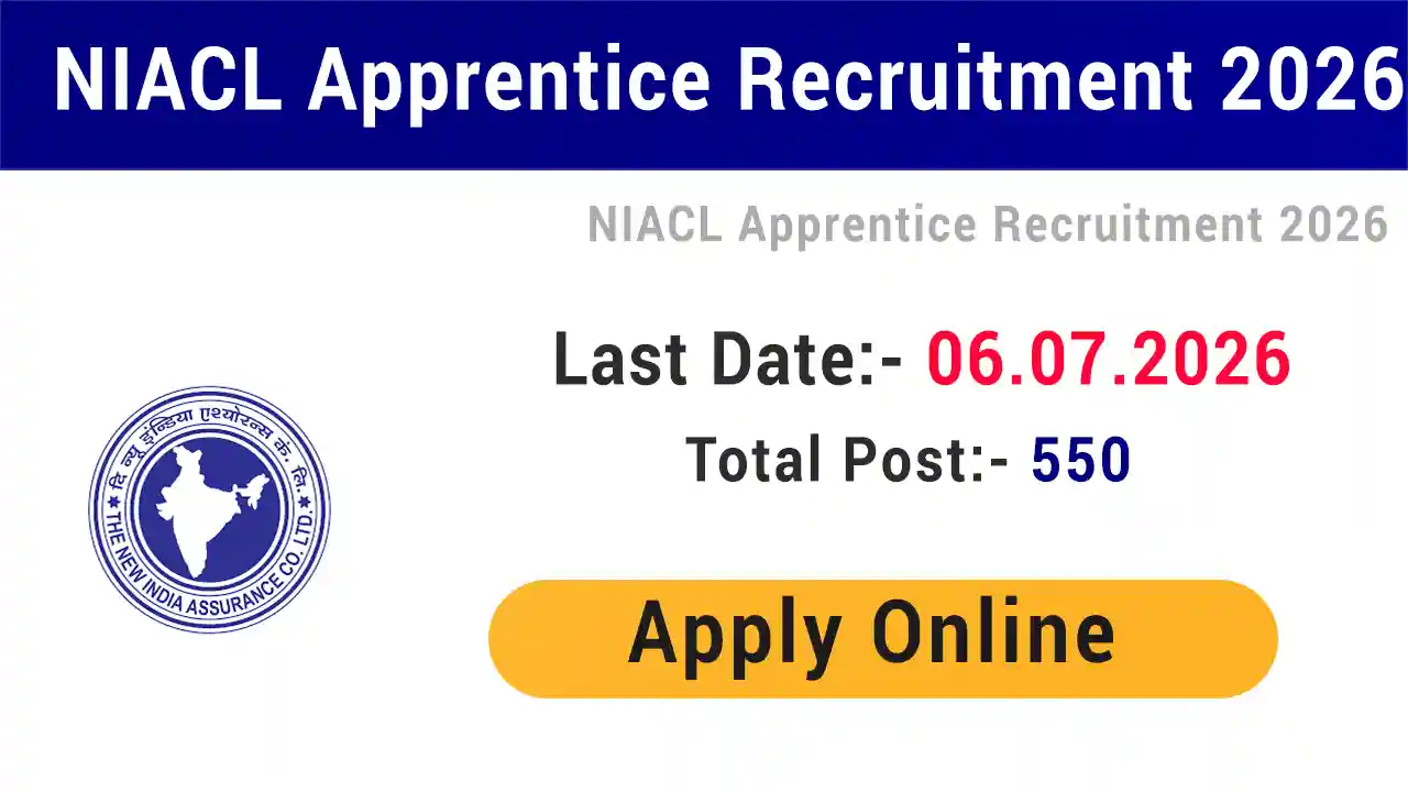NIACL Apprentice Recruitment 2026