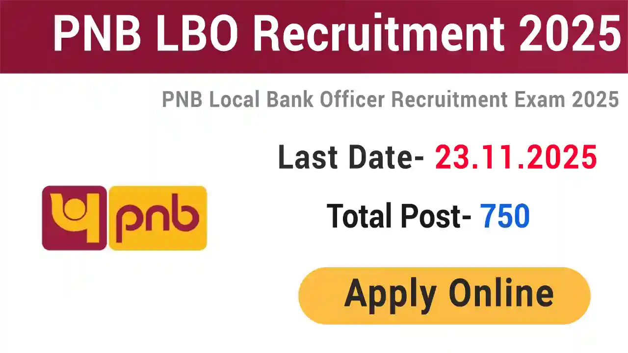PNB Local Bank Officer LBO Recruitment 2025
