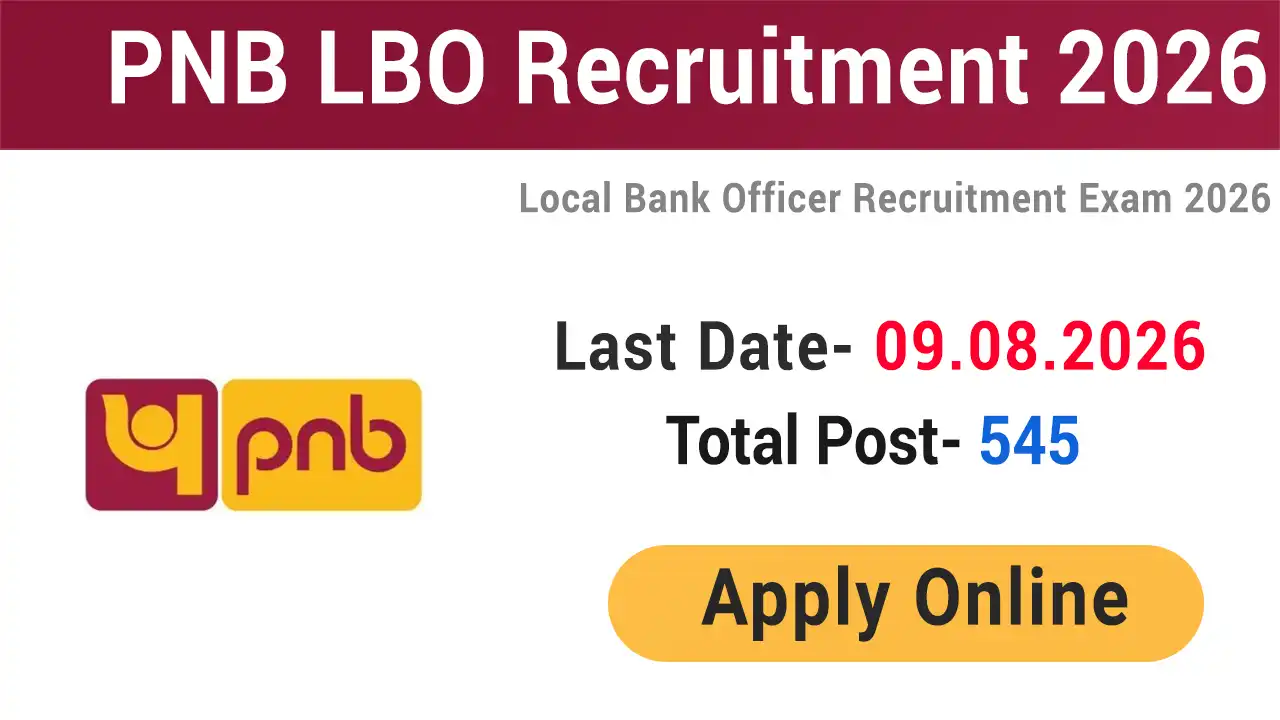 PNB Local Bank Officer LBO Recruitment 2026