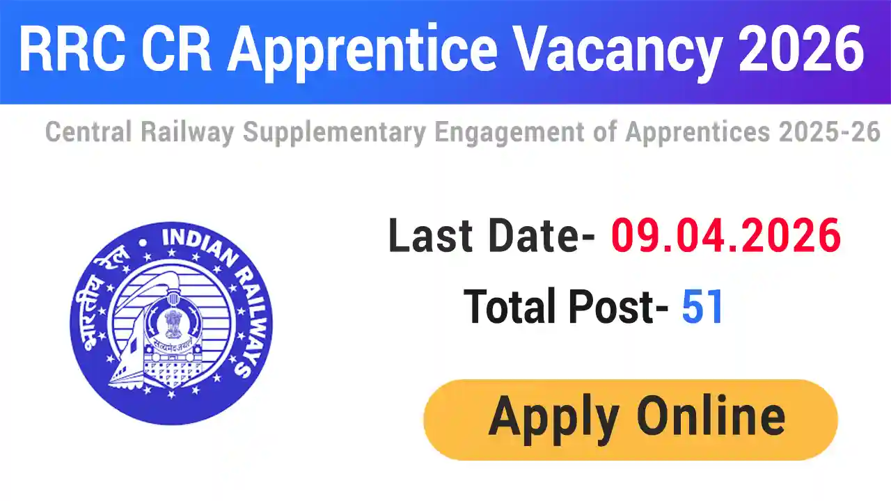 RRC CR Supplementary Apprentice Recruitment 2026