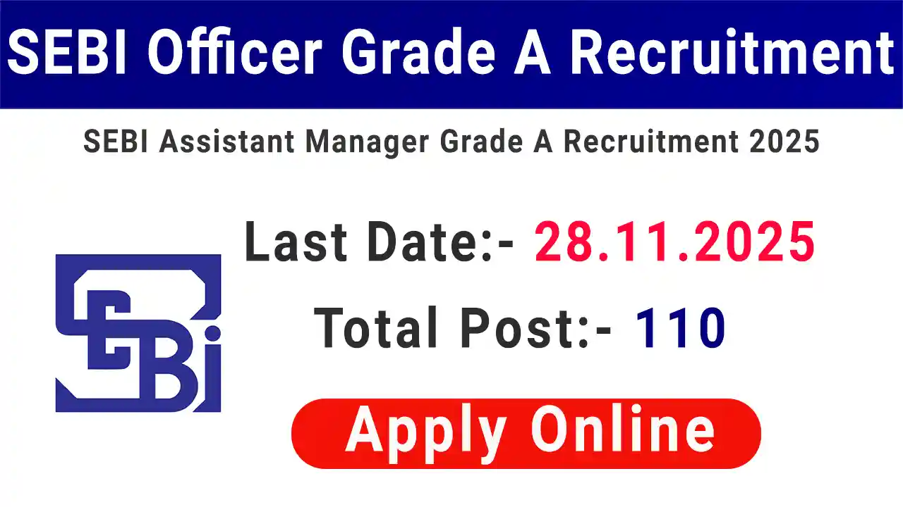 SEBI Officer Grade A Recruitment 2025
