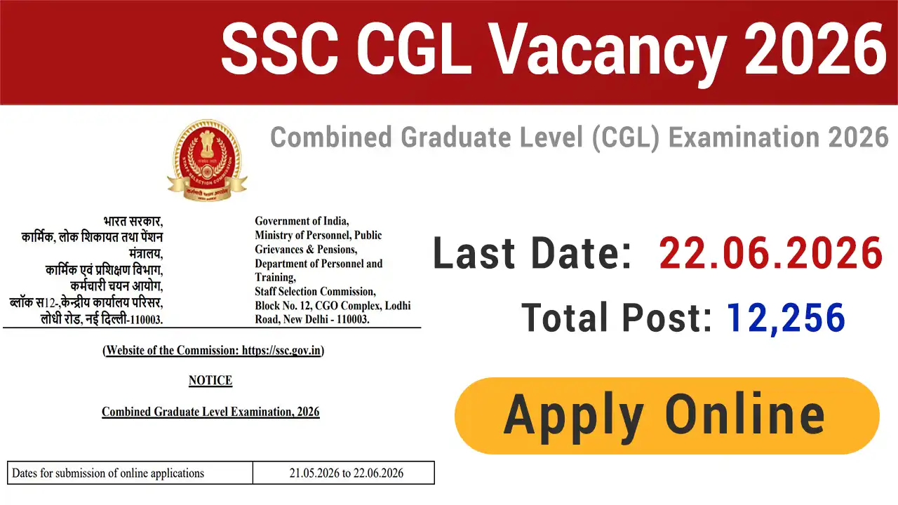 SSC CGL Vacancy 2026