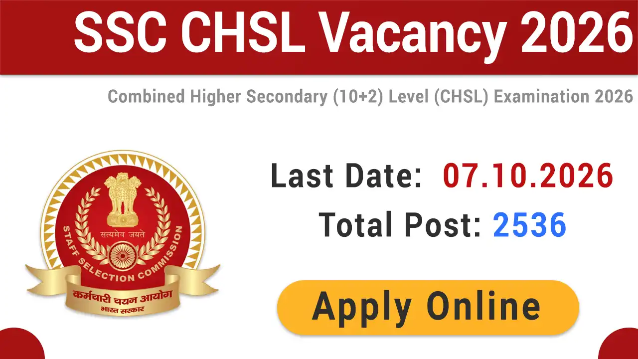 SSC CHSL Vacancy 2026