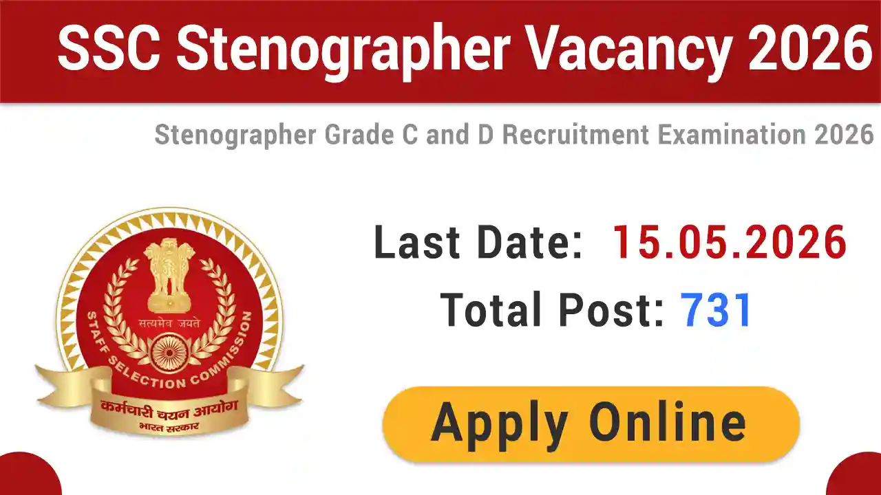 SSC Stenographer Vacancy 2026